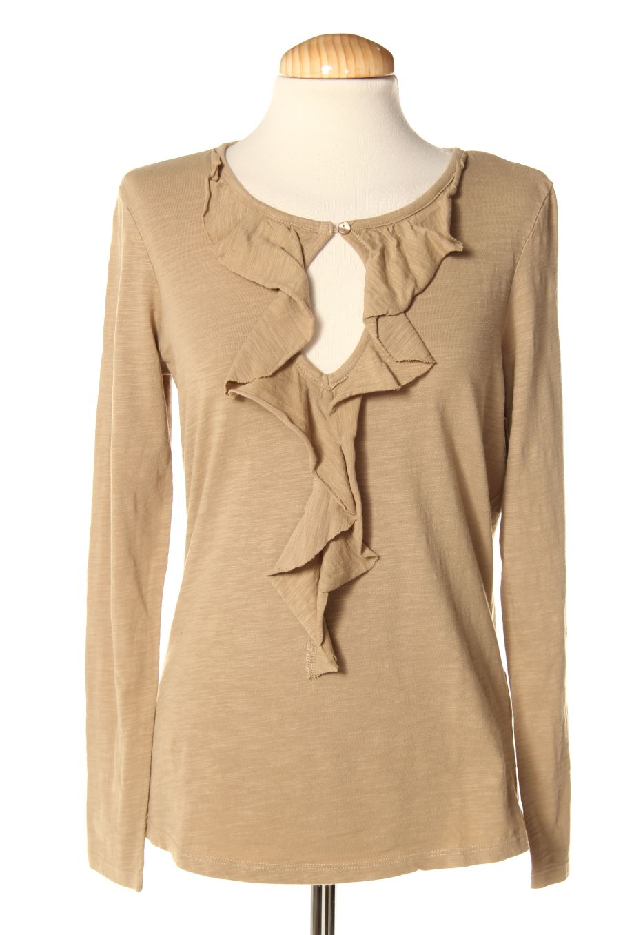 Camiseta manga larga de Trucco de la talla M, de color beige
