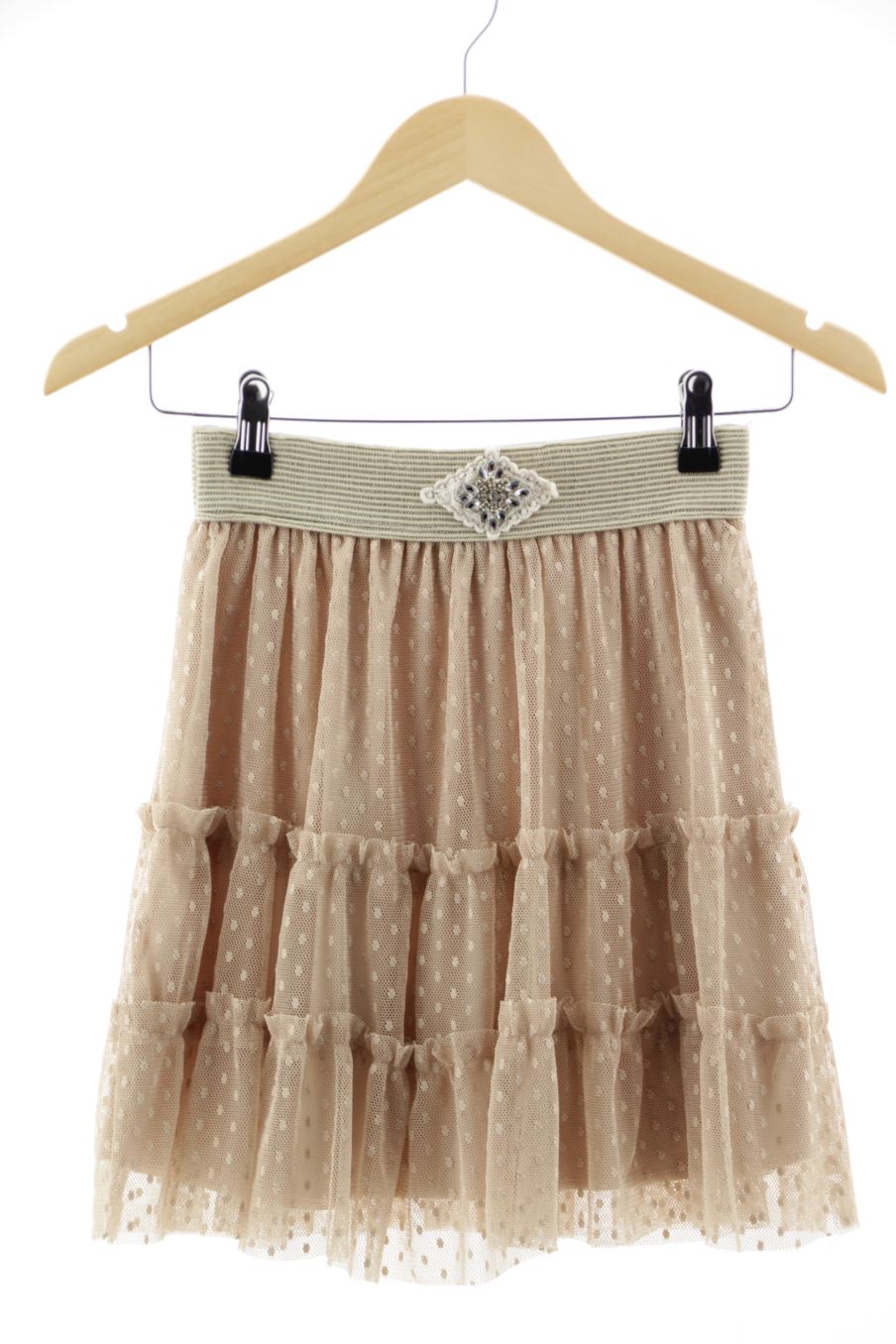 Faldas de Nekane de la talla S, de color beige