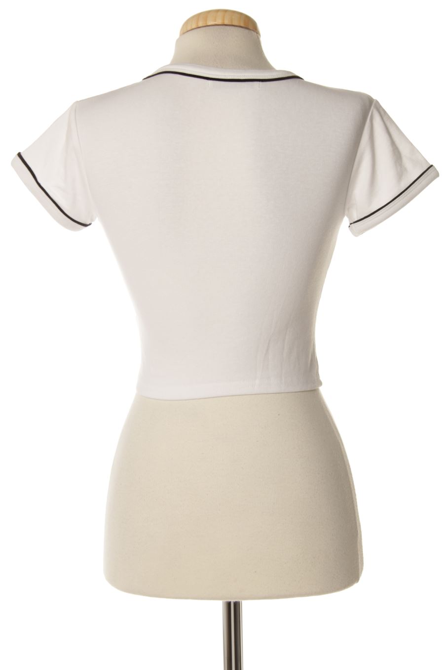 T-shirt Pull & Bear de la taille S, de couleur blanc