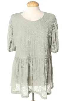 Blusa a maniche corte L Pull & Bear, foto 1 di 2