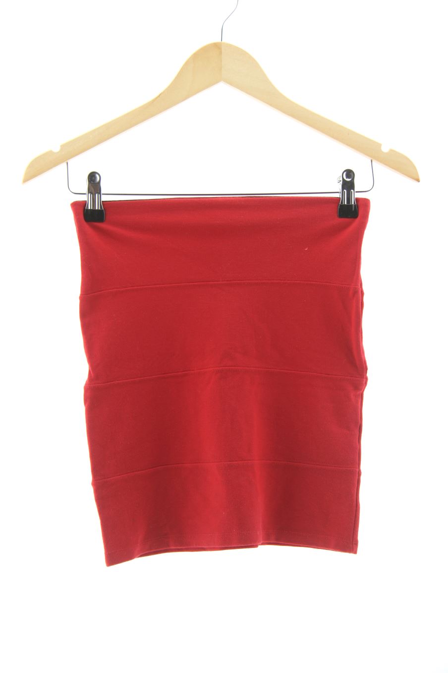 Gonna de Pull & Bear de la talla S, de color rosso