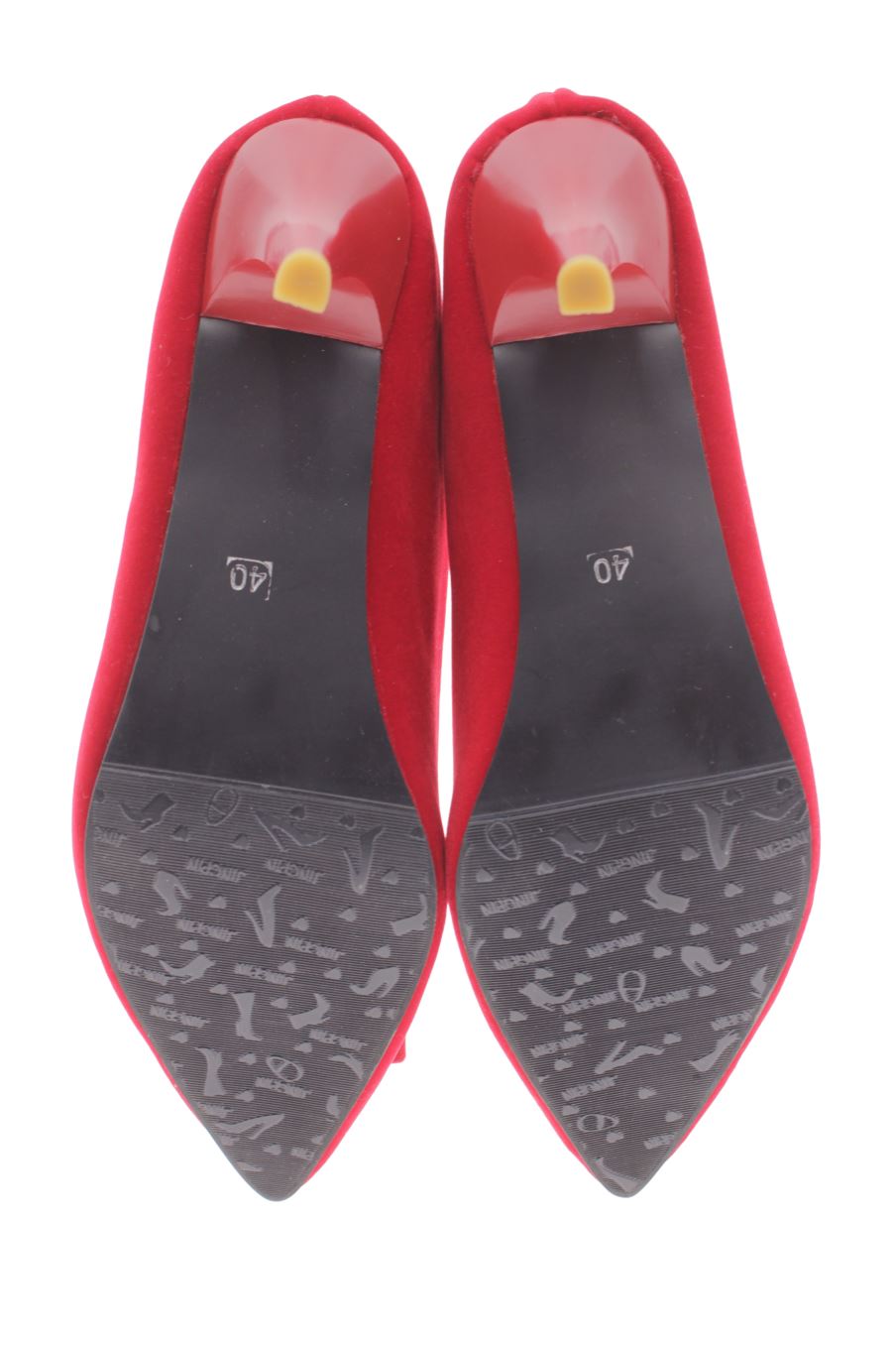 Zapatos de tacon de Odetina de la talla 40, de color rojo de