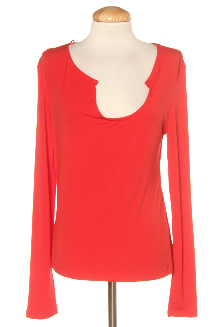 T-shirt à manches longues C&A de la taille M, de couleur rouge
