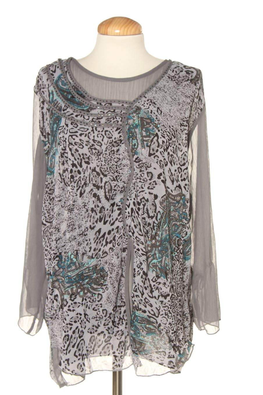 Blouse à manches longues Cantarana de la taille M, de couleur imprimés