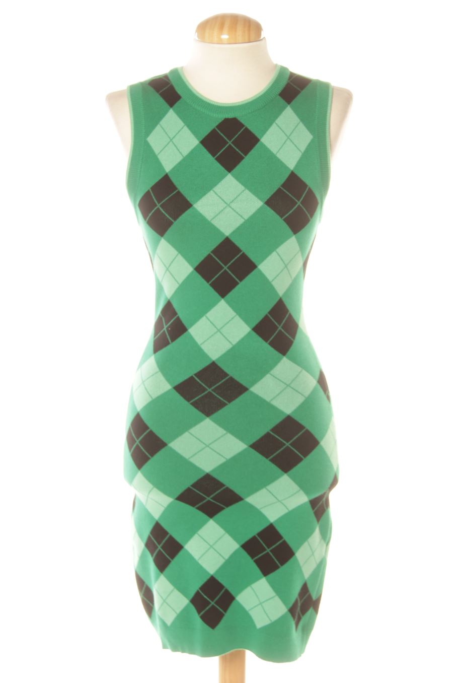 Vestito casual de Zara de la talla S, de color verde