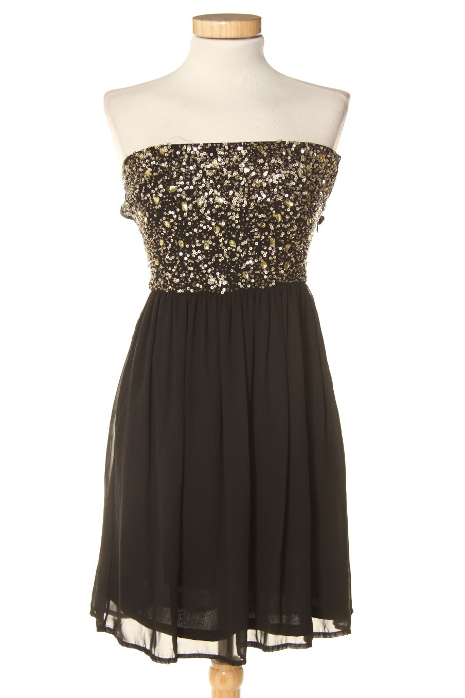 Robe casual Trafaluc de la taille S, de couleur noir