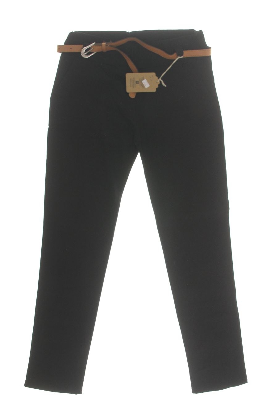 Pantalon Made in italy de la taille XL, de couleur noir