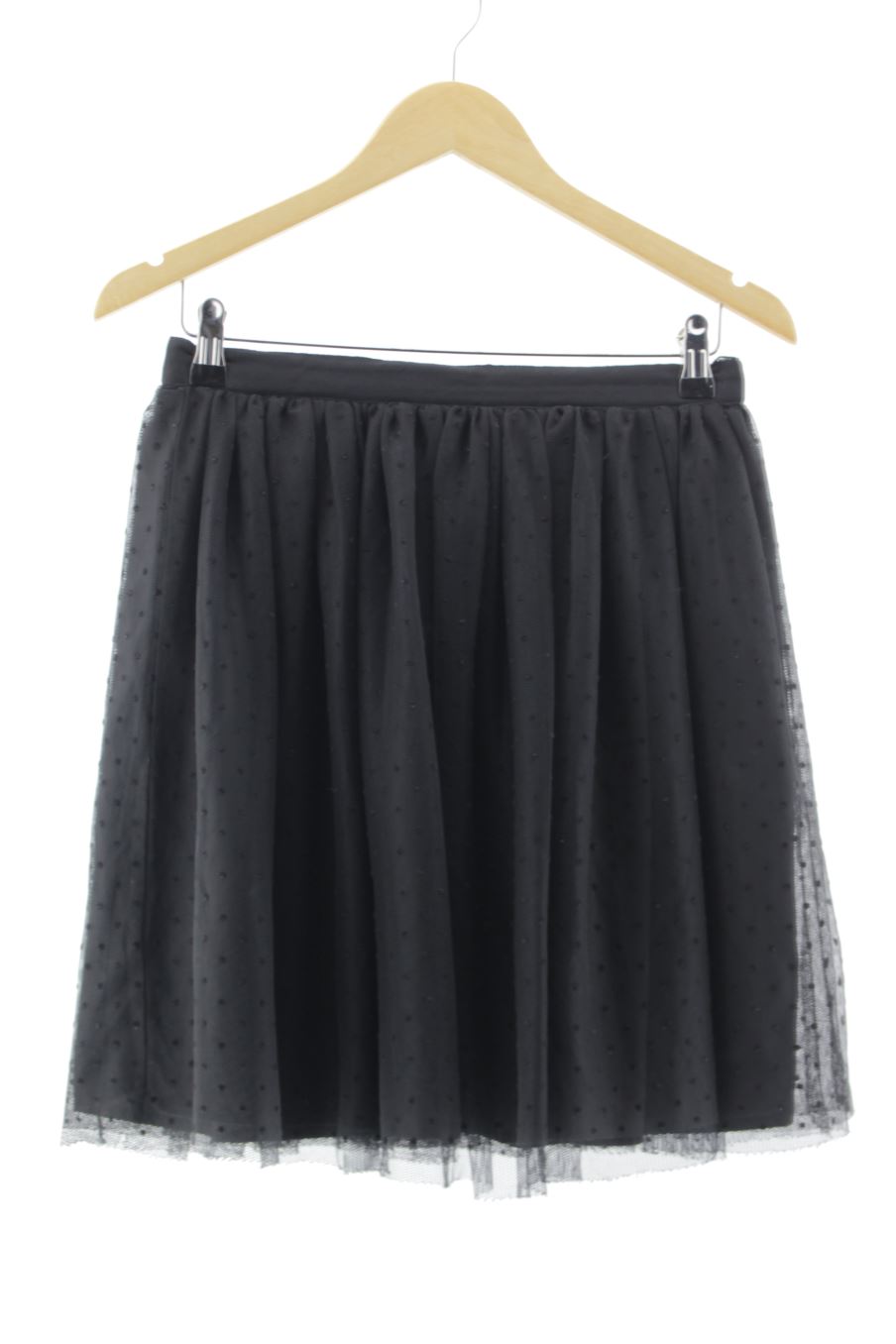 Jupe Mademoiselle R de la taille 38, de couleur noir