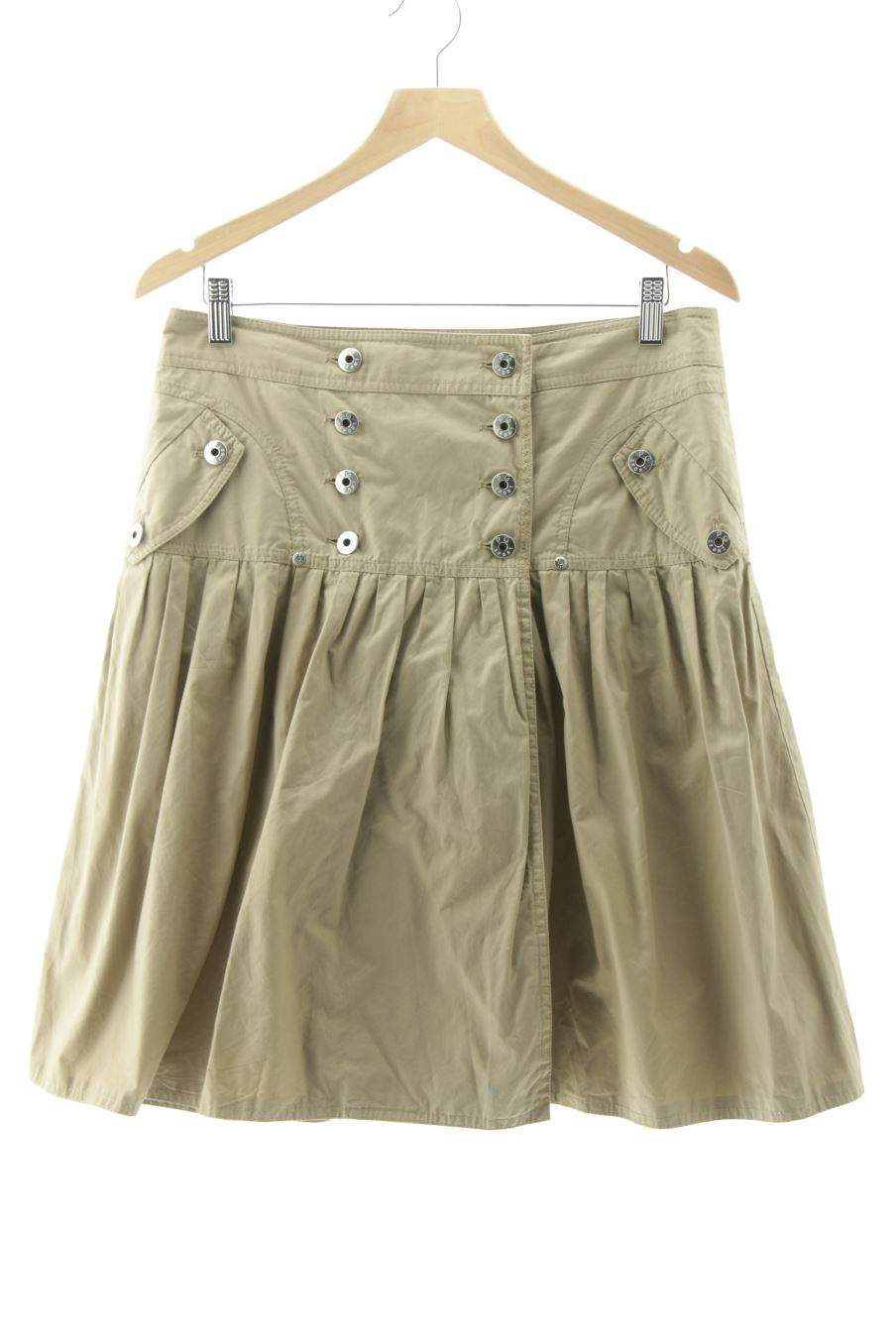 Jupe Purificación García de la taille M, de couleur beige