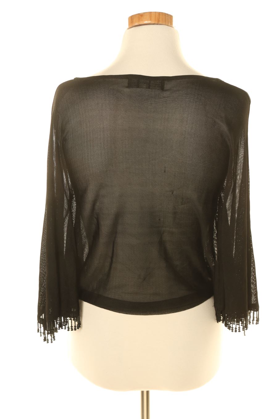 Blusa de manga larga de Zara de la talla M, de color negro