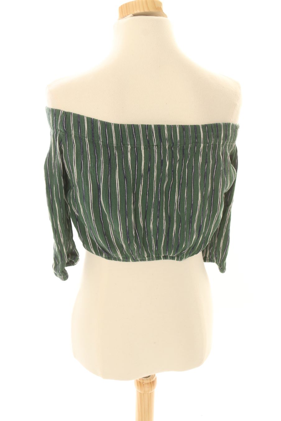 Blouse à manches courtes Pull & Bear de la taille S, de couleur rayures