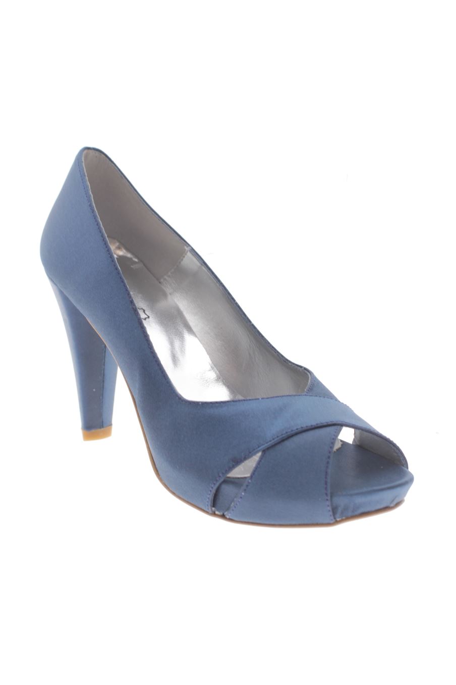 Zapatos de tacon de dina Belve de la talla 37, de color azul de
