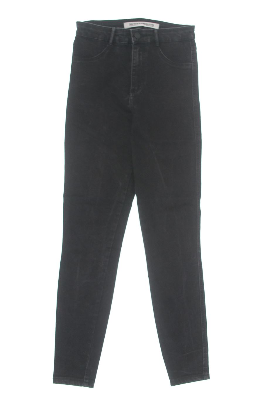Vaqueros de Trf (ZARA) de la talla 36, de color negro de ropa vaquera