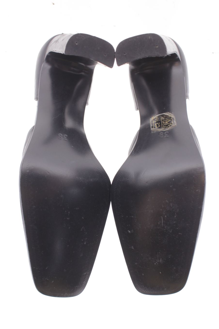 Zapatos de tacon de PERCENTIL de la talla 38, de color negro de