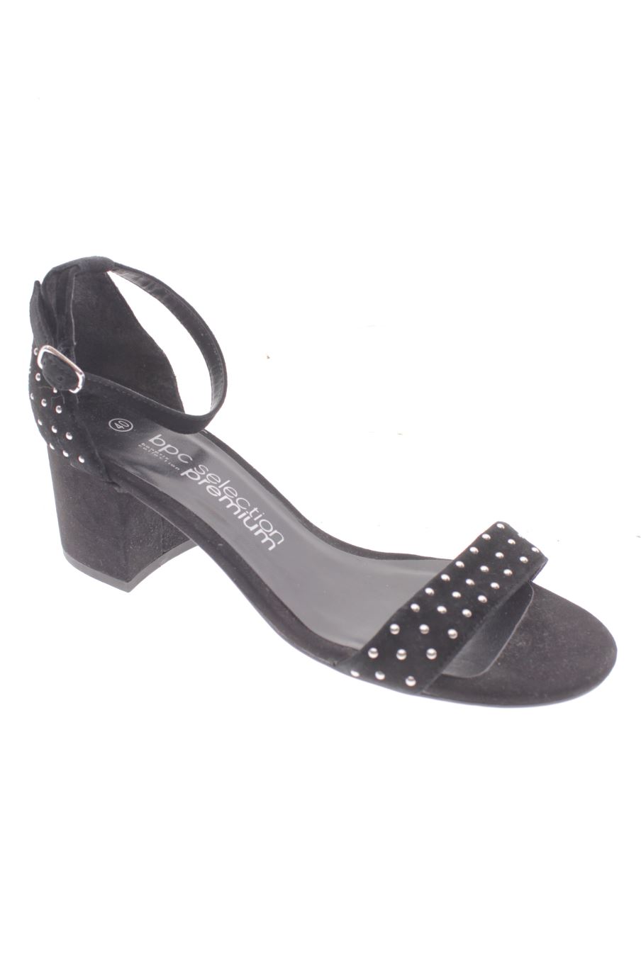 Sandalias tacon de Bonprix collection de la talla 40, de color negro de