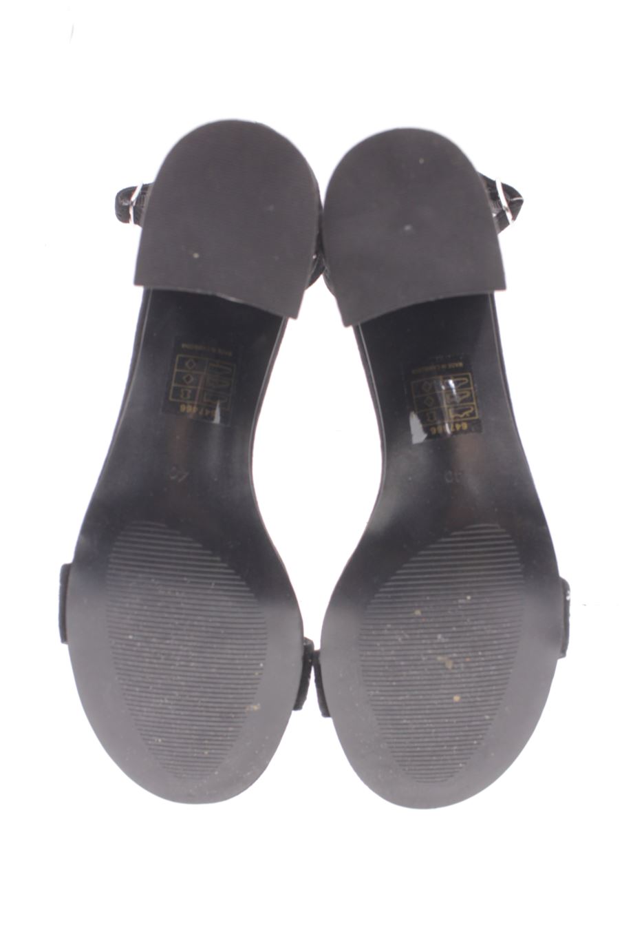 Sandalias tacon de Bonprix collection de la talla 40, de color negro de