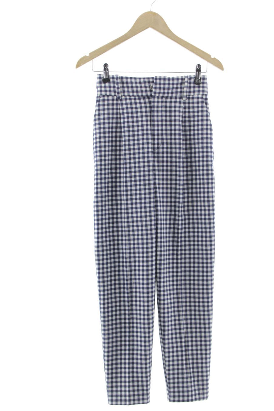 Pantaloni de Zara de la talla XS, de color quadri