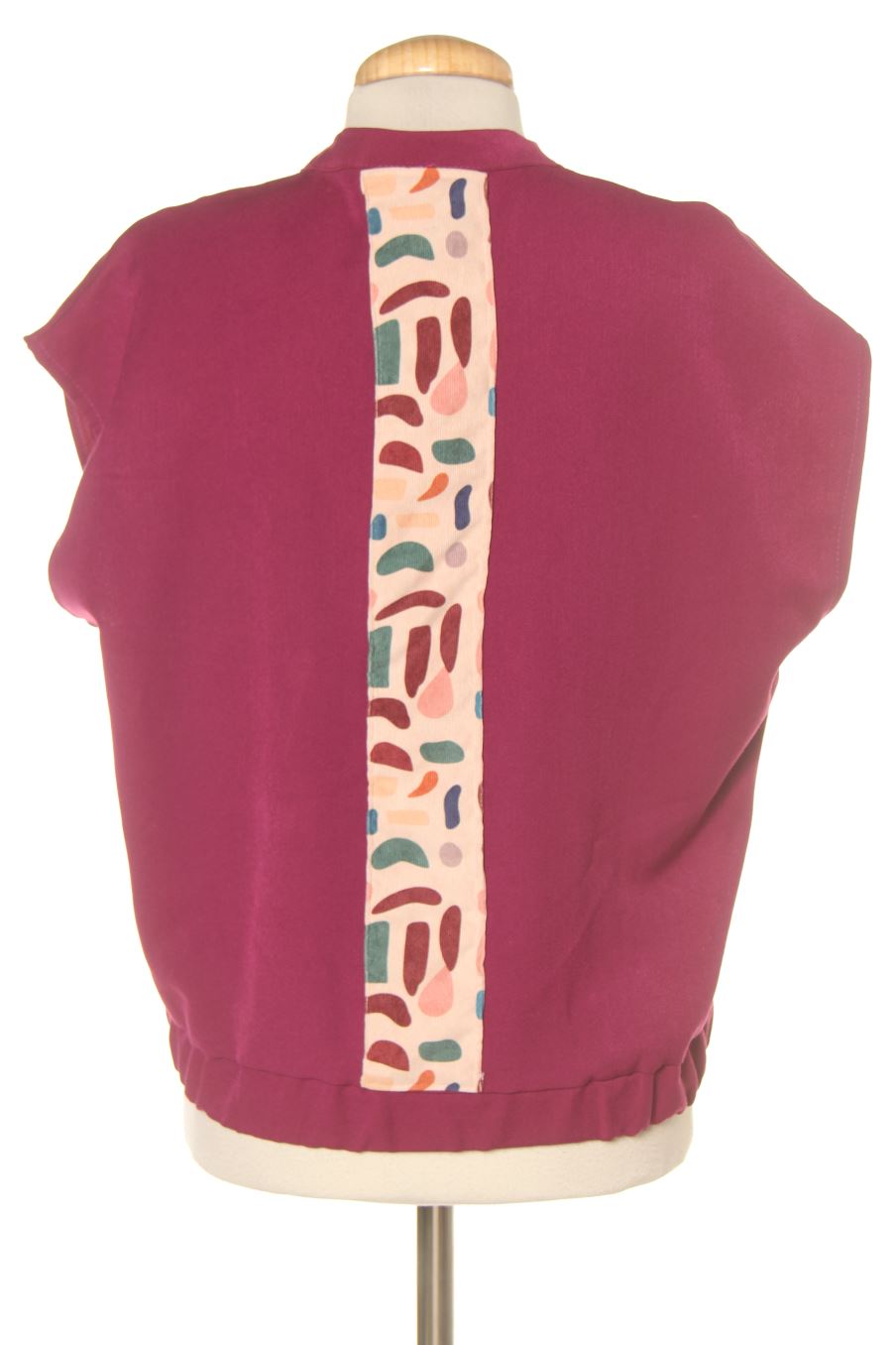 Chaleco de tela de EETDG (El espejo te dice guapa) de la talla XL, de color morado