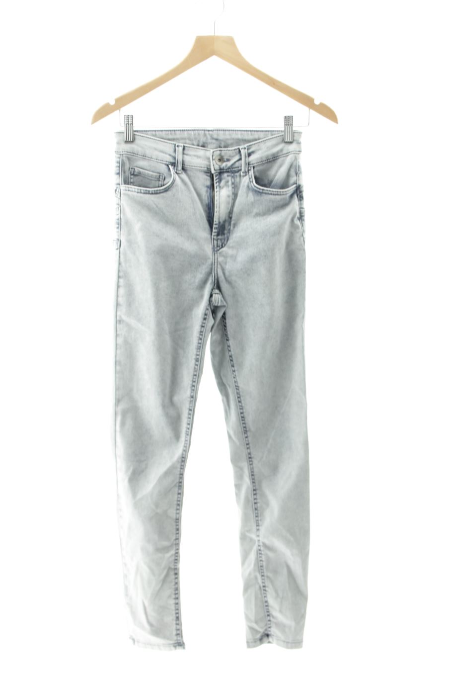 Jeans Calzedonia de la taille S, de couleur gris de denim