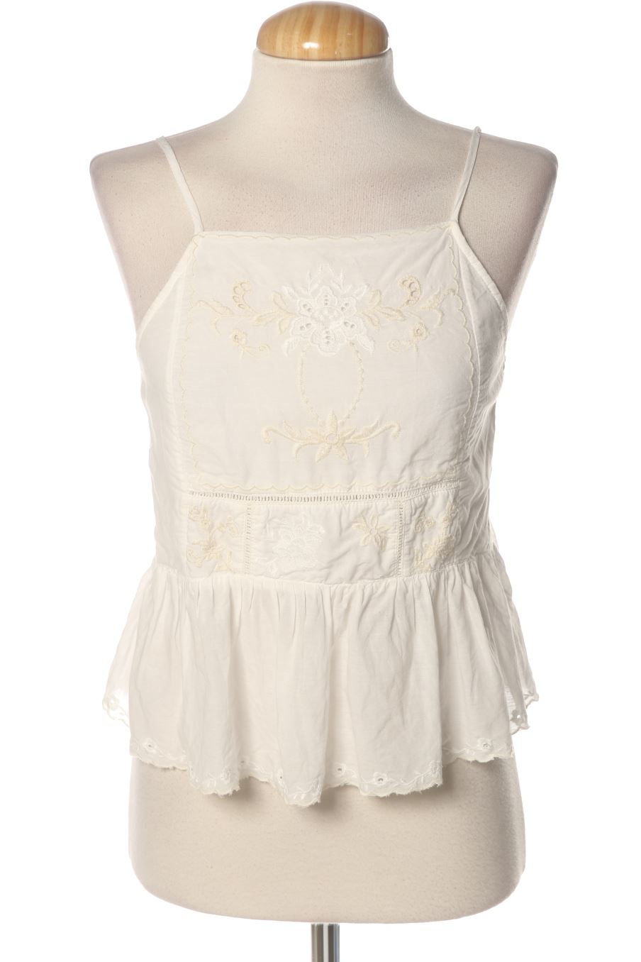 Top Zara de la taille XS, de couleur blanc