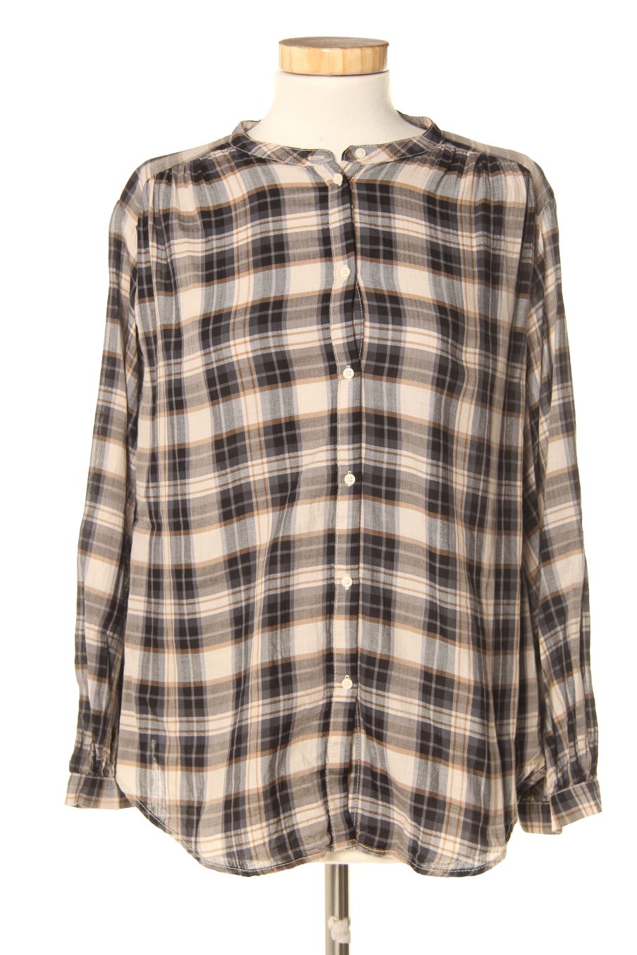 Camisa de H&M de la talla XS, de color cuadros