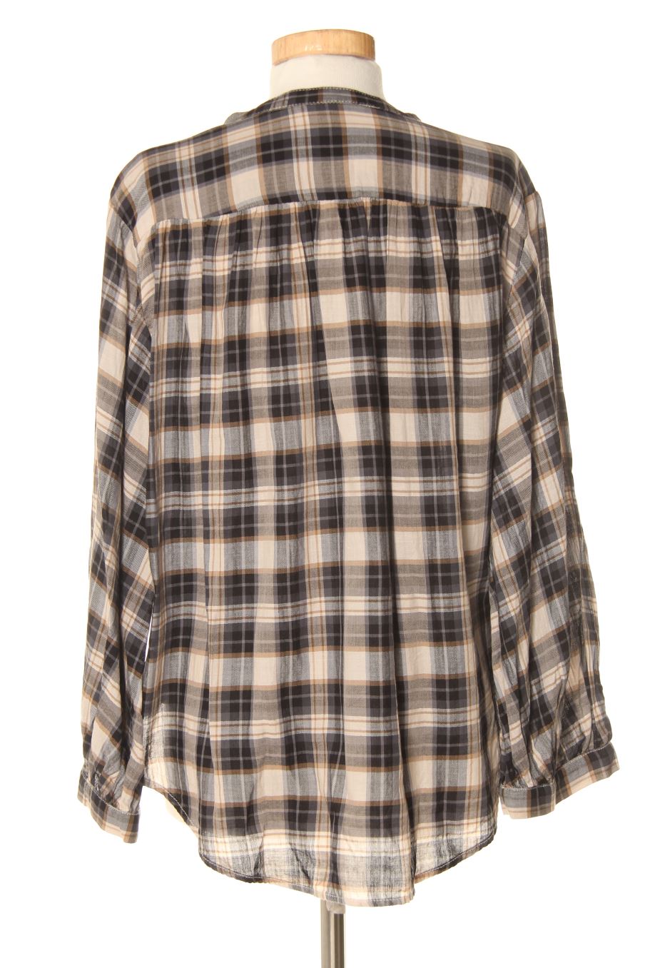 Camisa de H&M de la talla XS, de color cuadros