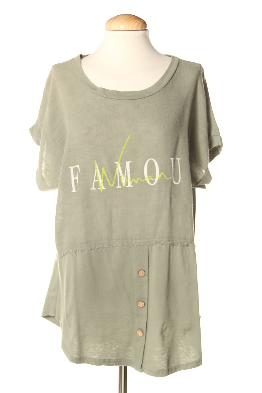 Camiseta de New collection de la talla XL, de color verde