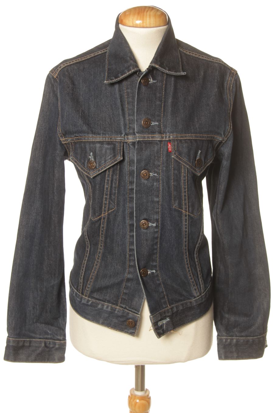 Blouson Levi's de la taille S, de couleur bleu marine de denim
