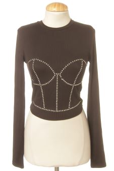 Blouse à manches longues S Bershka, photo 1 sur 2