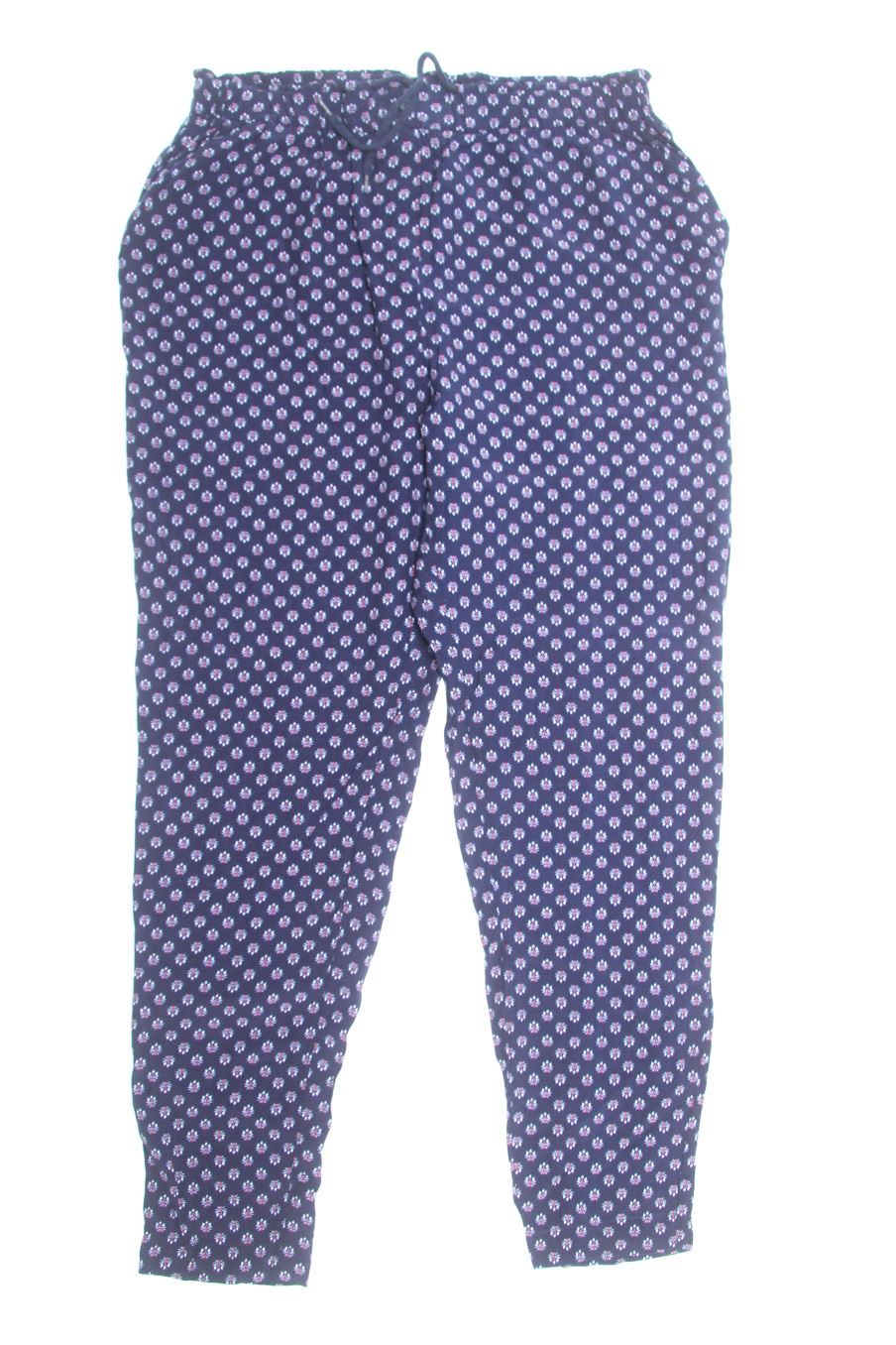 Pantalon Violeta by Mango de la taille S de couleur bleu marine