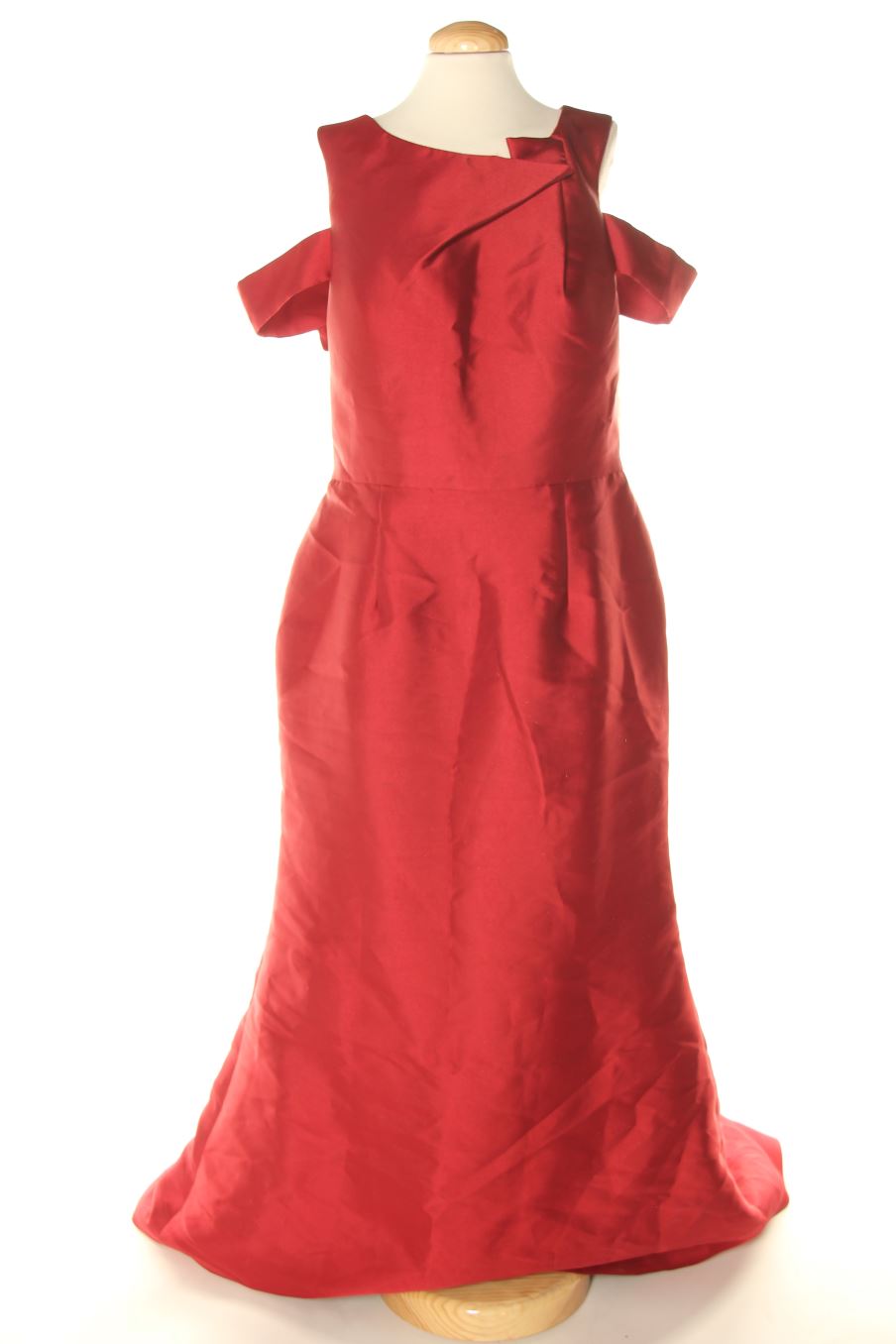 Vestido elegante de eleni elias de la talla XL, de color burdeos