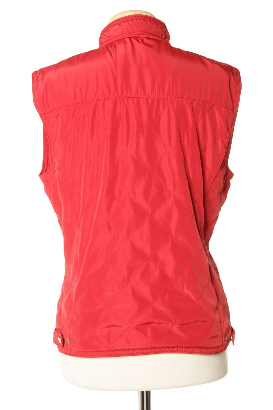 Veste sans manches Zara de la taille L, de couleur rouge