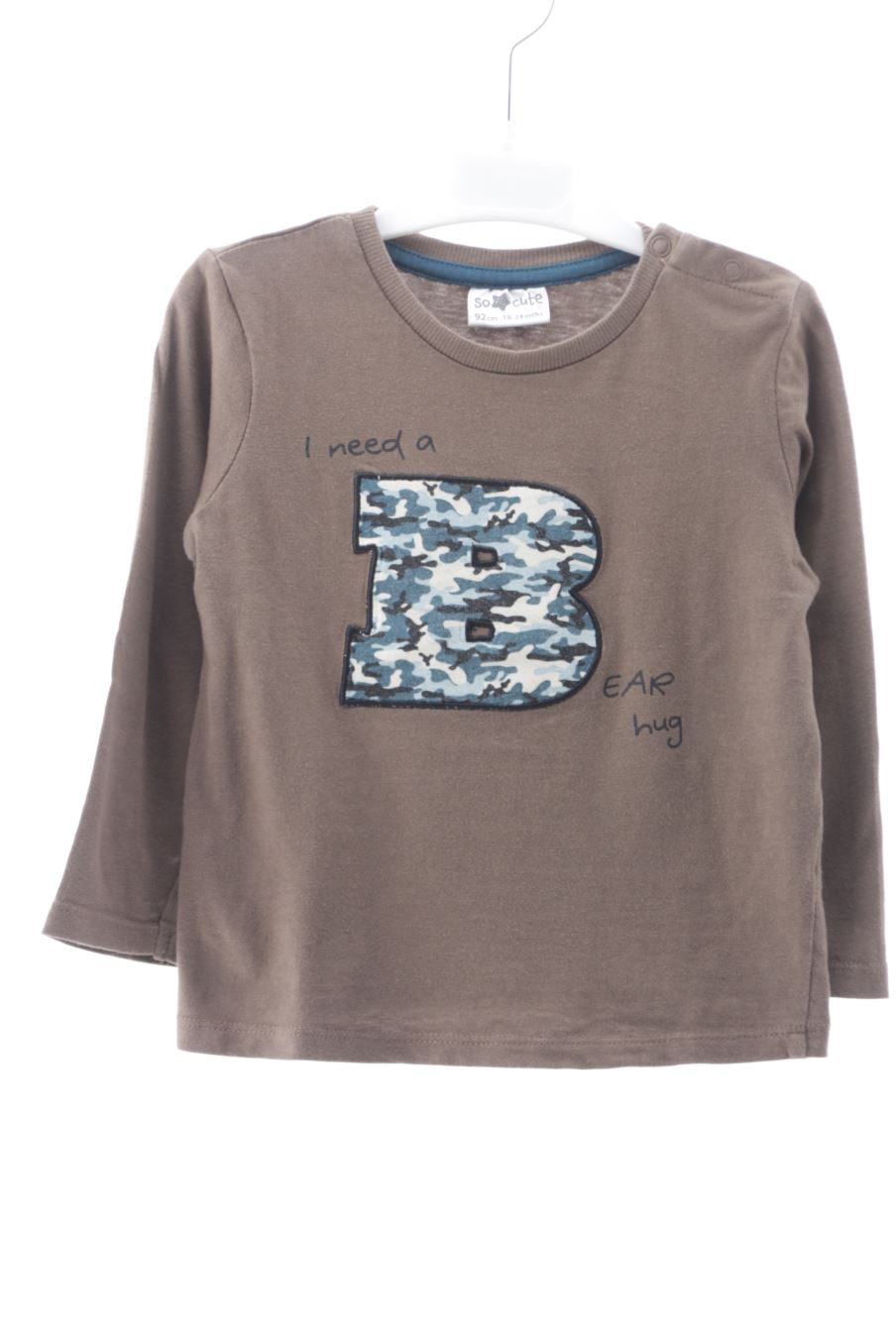 gebraucht SO CUTE Langärmeliges T-shirt Größe 92