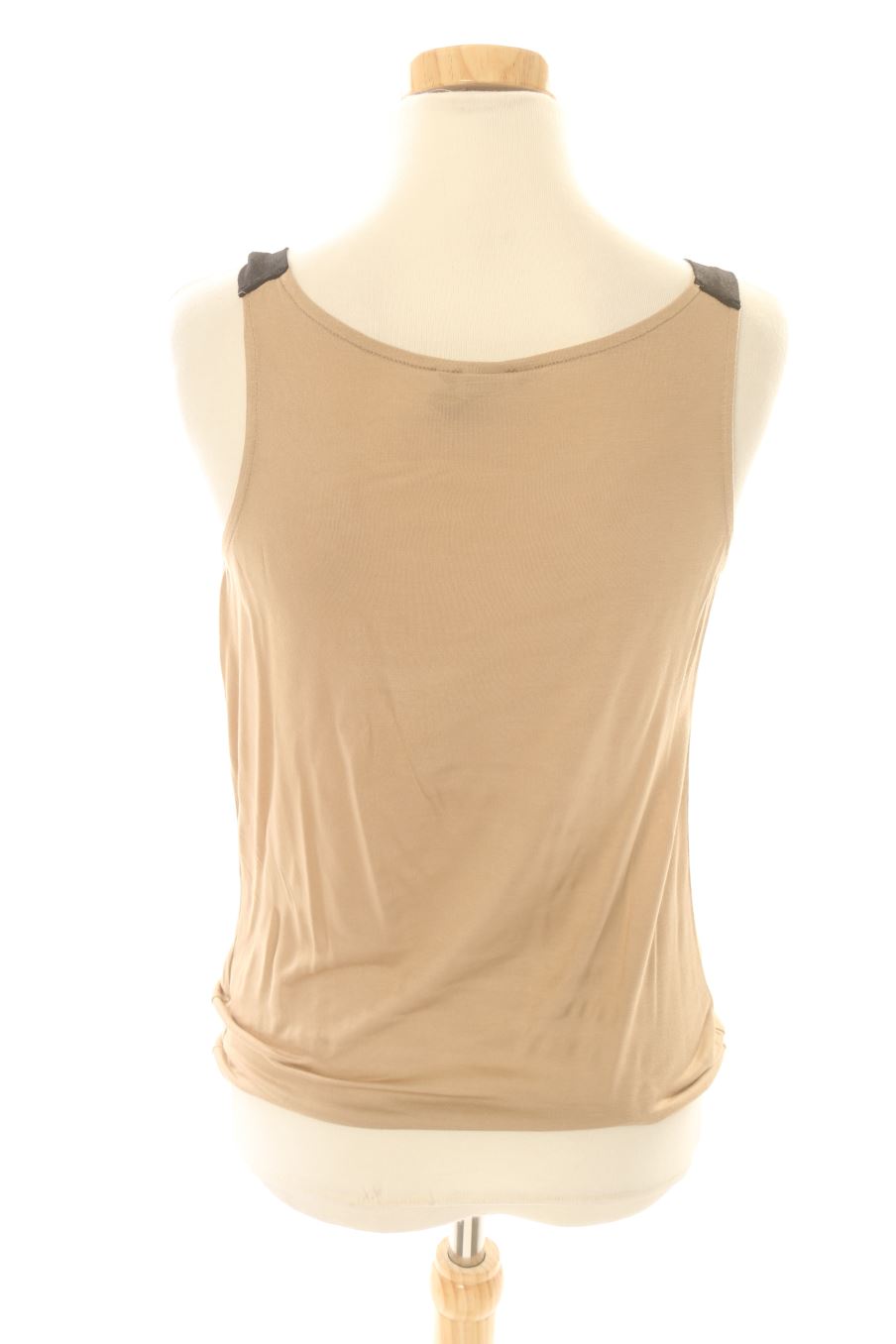 Camiseta sin mangas de H&M de la talla XS, de color marrón