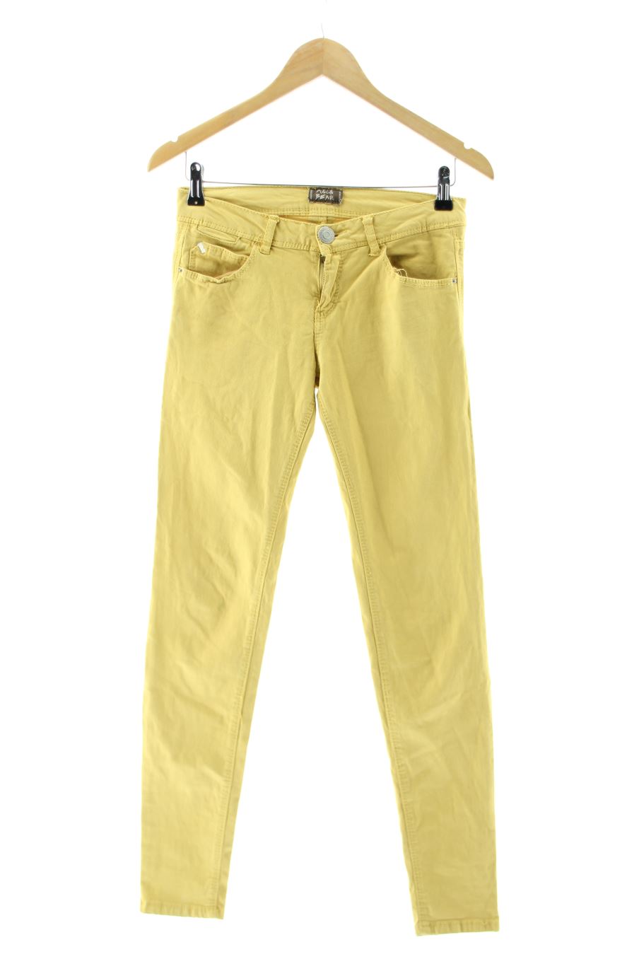 Jeans von Pull & Bear Größe 34, Farbe Gelb, aus Jeanskleidung für