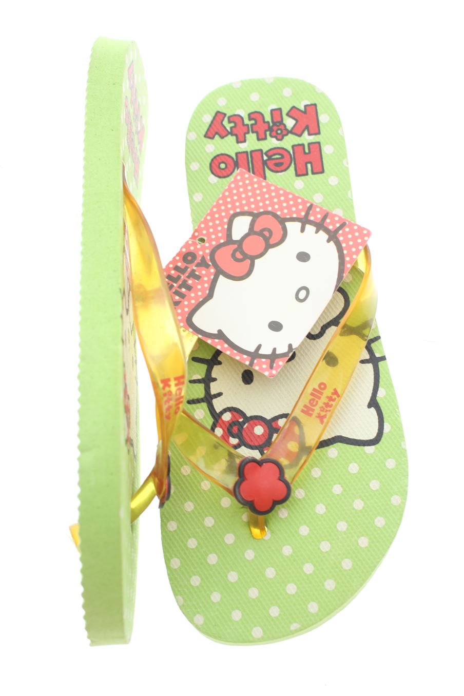 Chanclas de Hello Kitty de la talla 32 con etiqueta