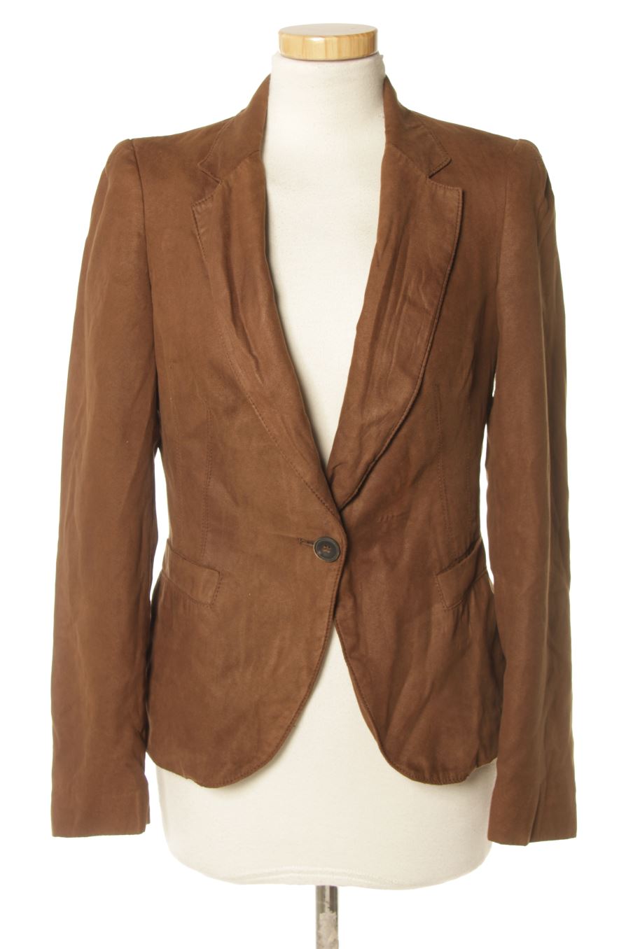 Blazer de Zara de la talla S, de color marrón