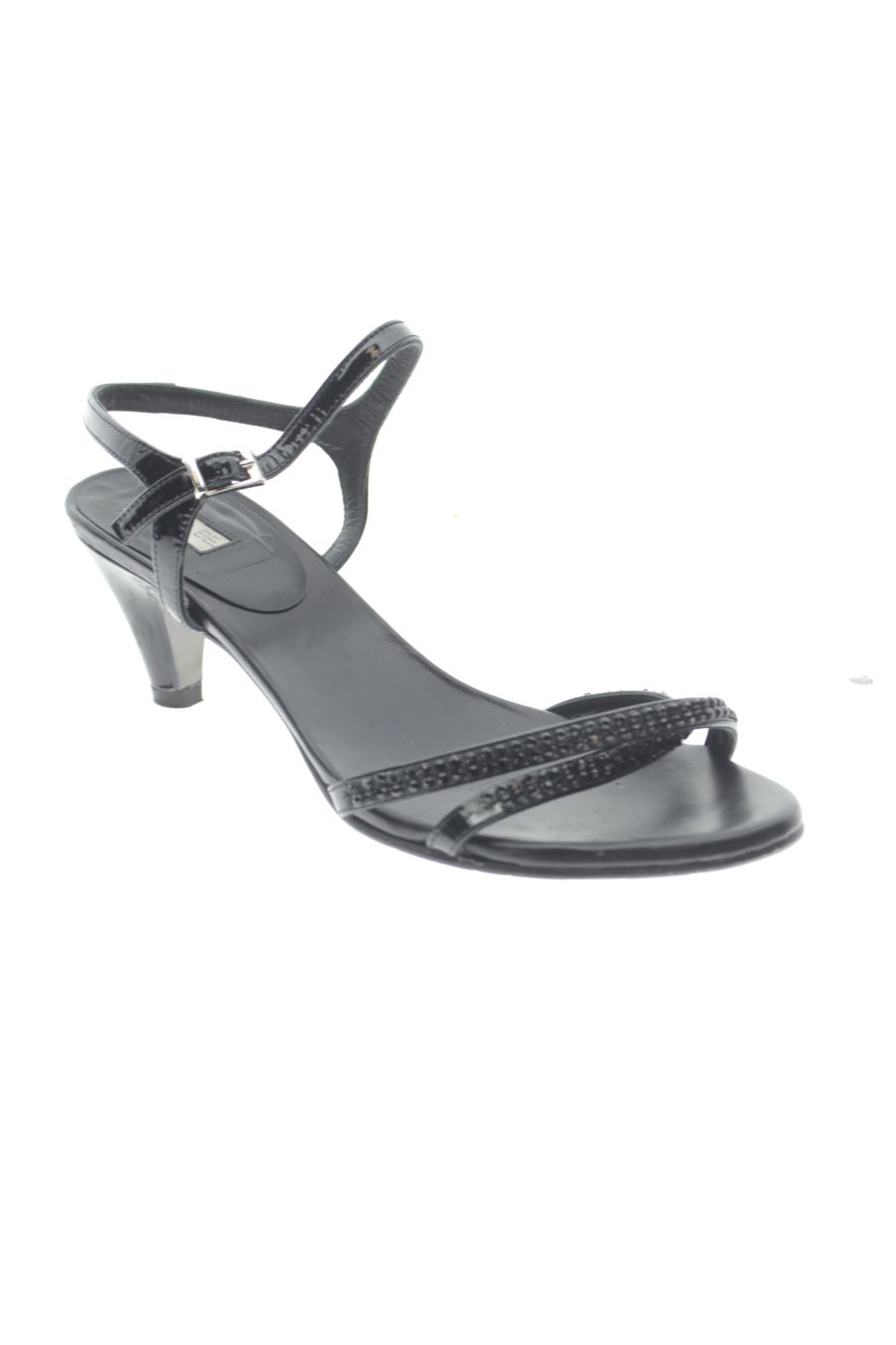 Sandalias tacon de To Be de la talla 36, de color negro de