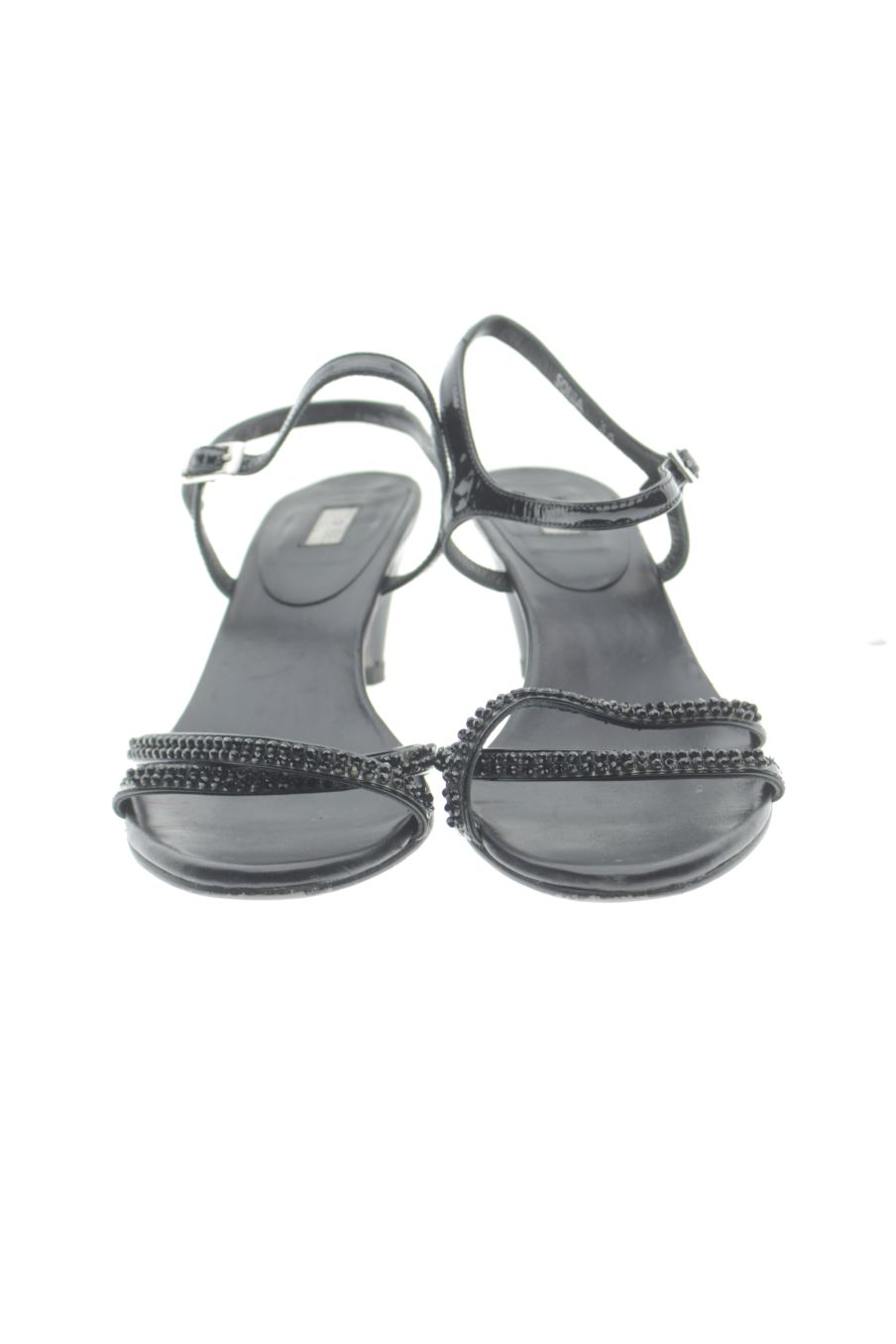 Sandalias tacon de To Be de la talla 36, de color negro de
