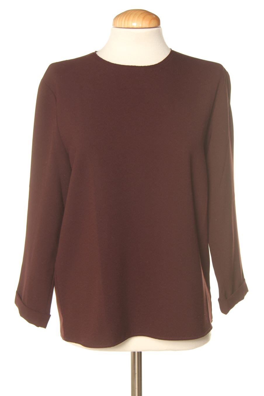 Blouse à manches longues Mango de la taille S, de couleur bordeaux