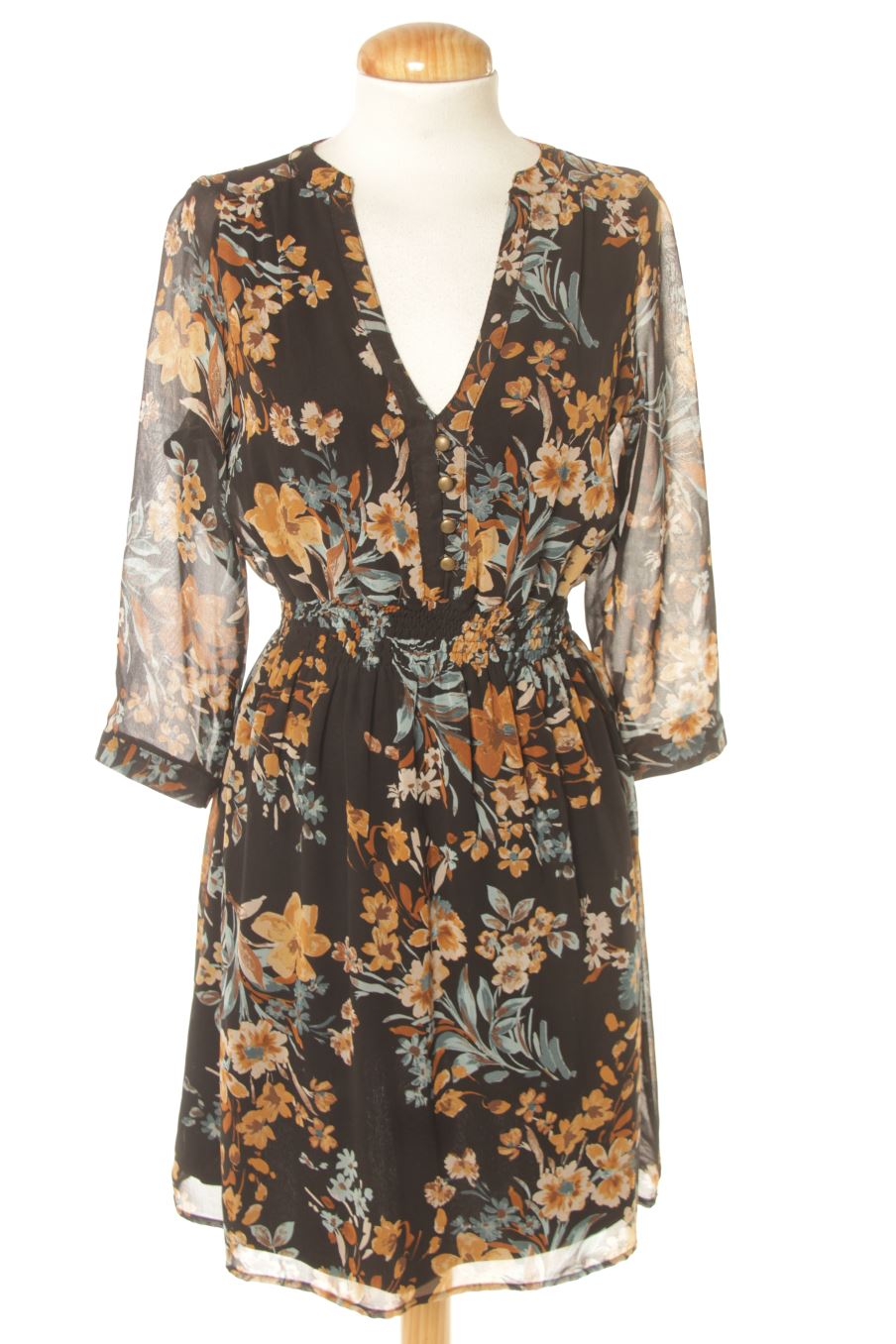 Robe casual Fórmula Joven de la taille 38, de couleur fleurs