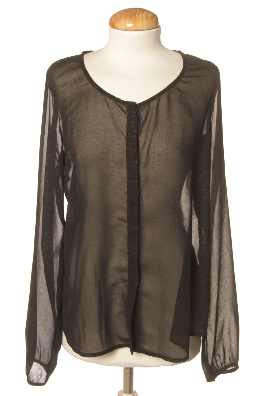 Blouse à manches longues Vila de la taille L, de couleur noir