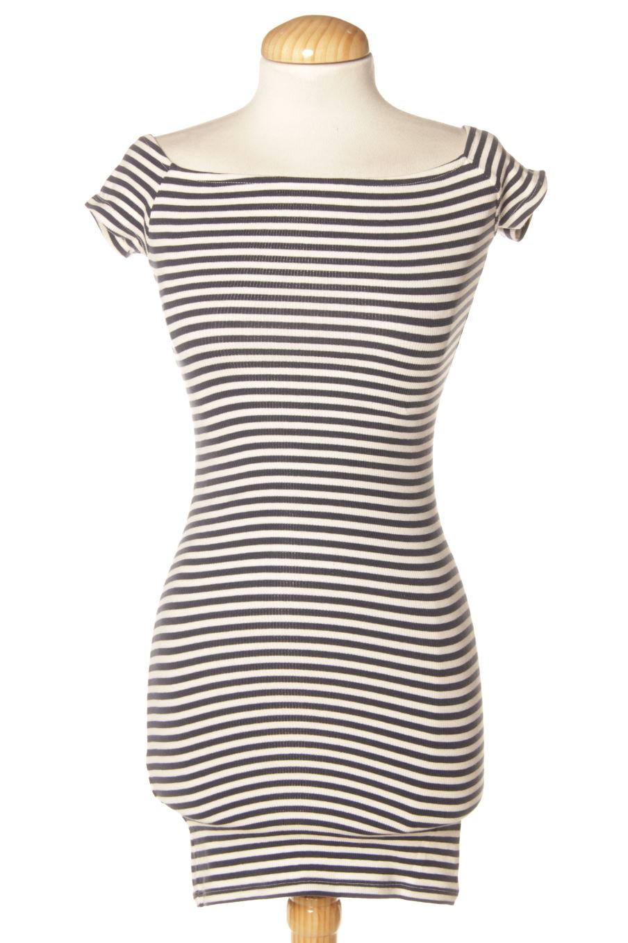 Vestido casual de Bershka de la talla XS, de color rayas