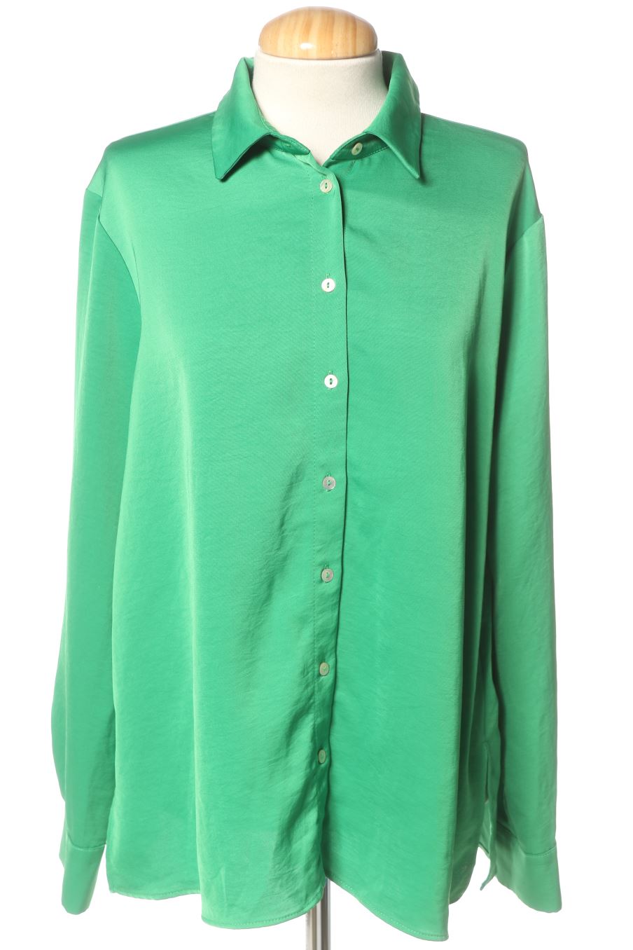 Chemise Zara de la taille L, de couleur vert