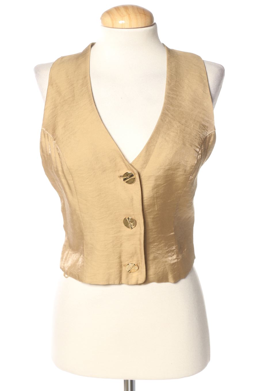 Top Zara de la taille S, de couleur beige