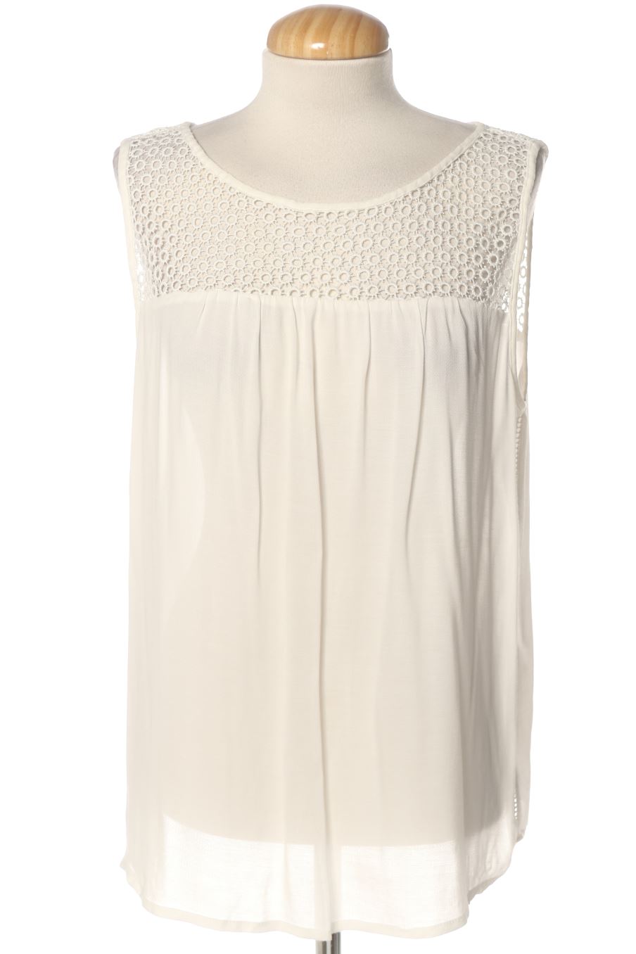 Top de PERCENTIL de la talla L, de color blanco
