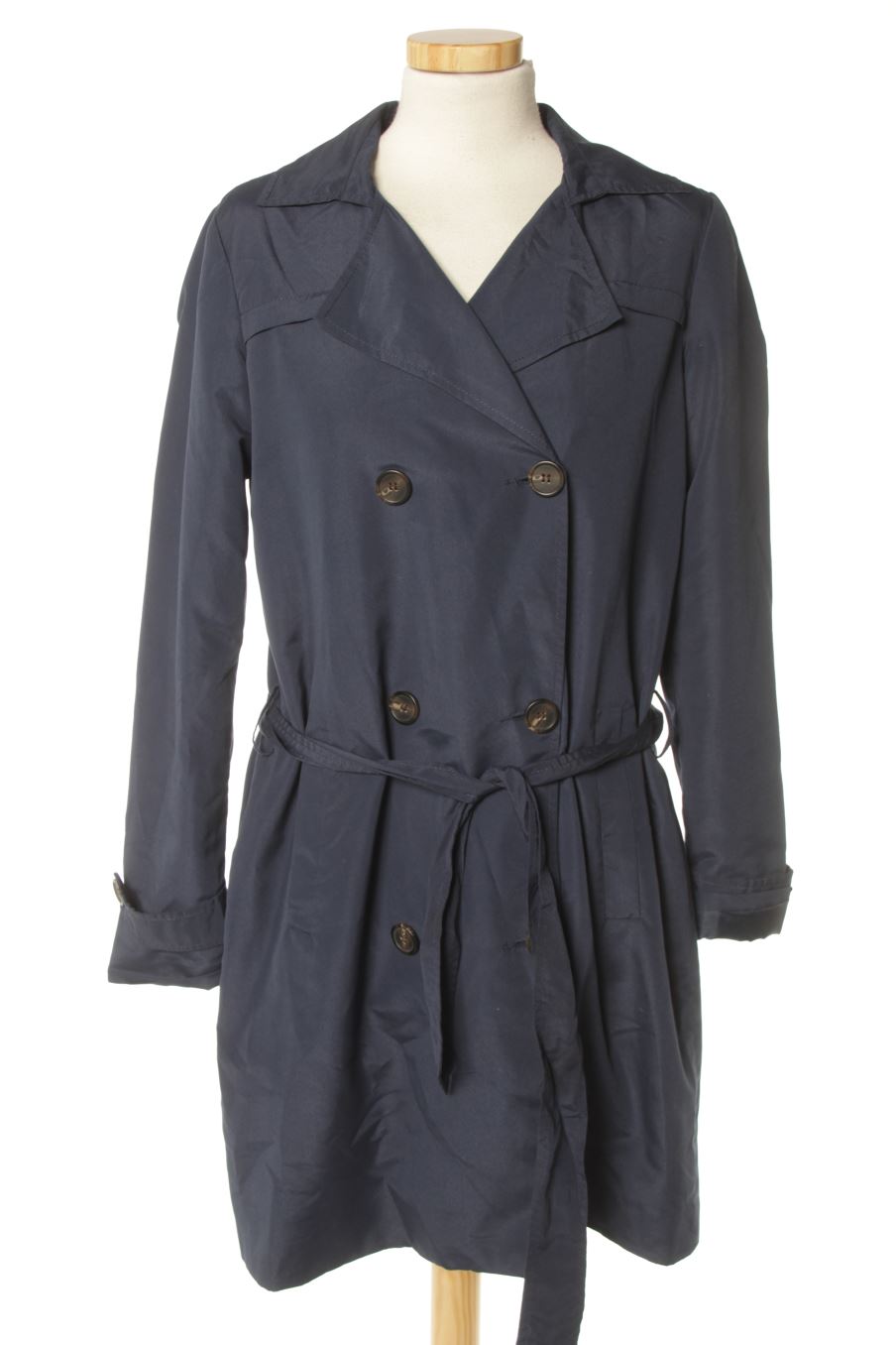 Gabardina de Vila de la talla XS, de color azul marino