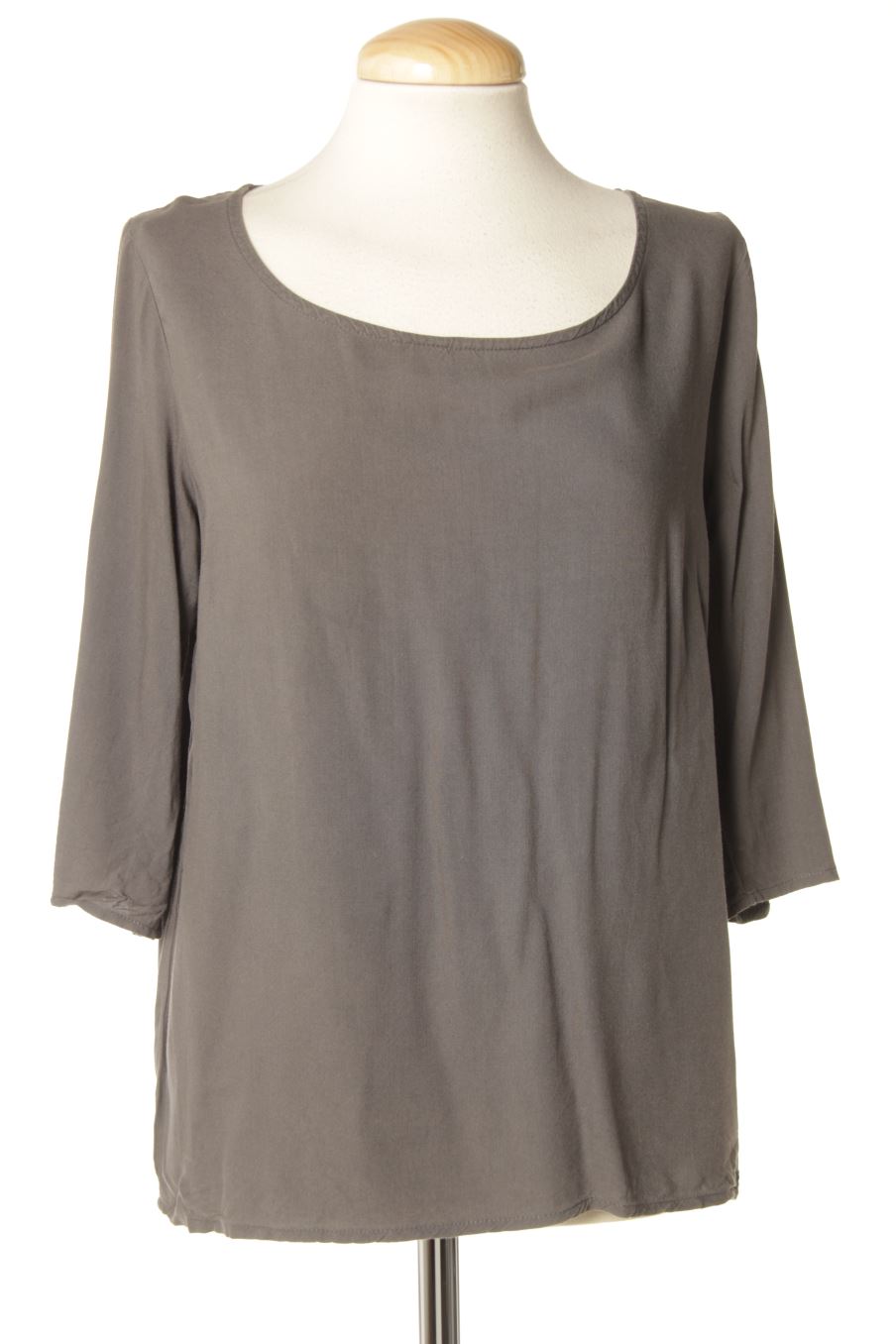 Blouse à manches courtes Only de la taille 36, de couleur gris