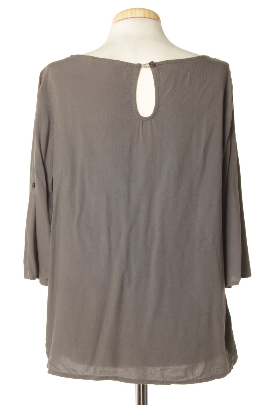 Blouse à manches courtes Only de la taille 36, de couleur gris