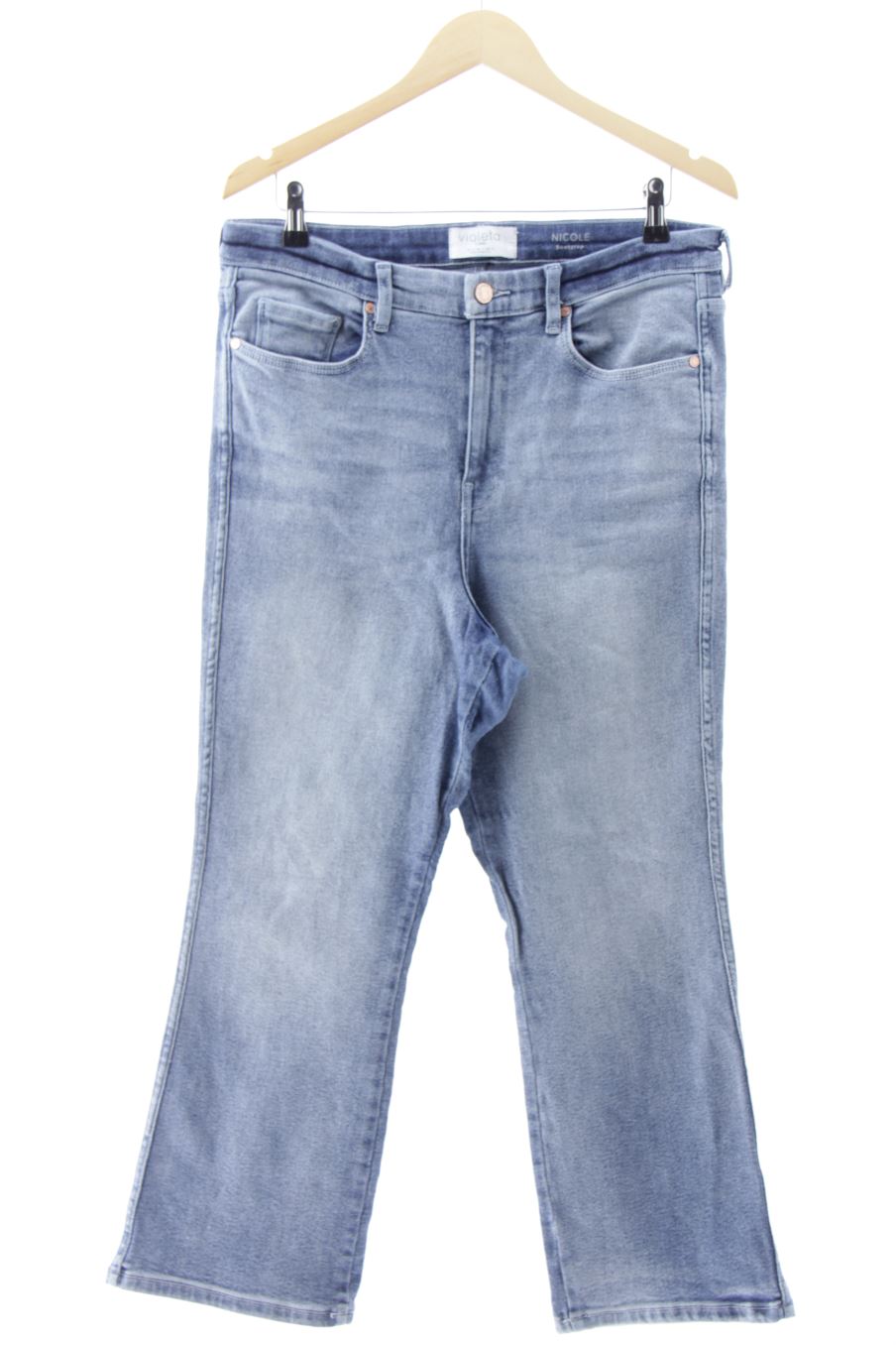Jeans Violeta (by Mango ) de la taille 46, de couleur bleu de denim